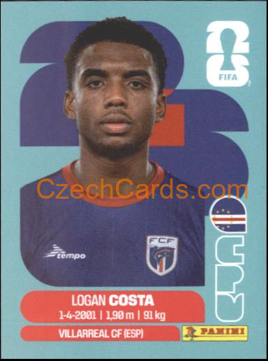 Logan Costa 2026 Panini World Cup Sticker #CPV3