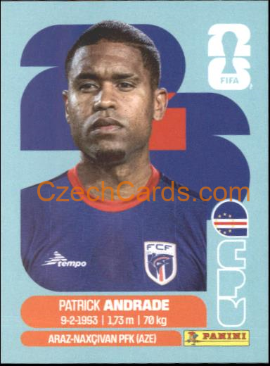 Patrick Andrade 2026 Panini World Cup Sticker #CPV11