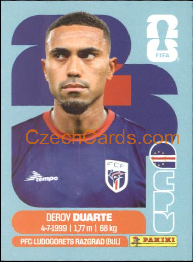 Deroy Duarte 2026 Panini World Cup Sticker #CPV14
