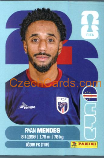 Ryan Mendes 2026 Panini World Cup Sticker #CPV17