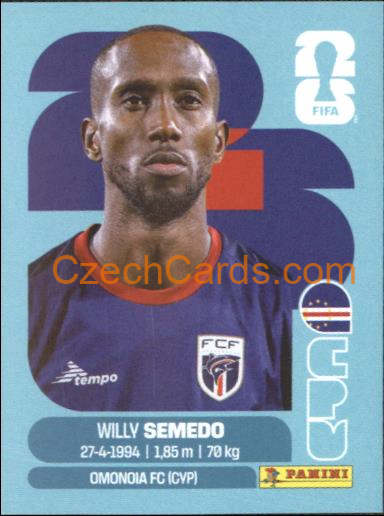 Willy Semedo 2026 Panini World Cup Sticker #CPV19