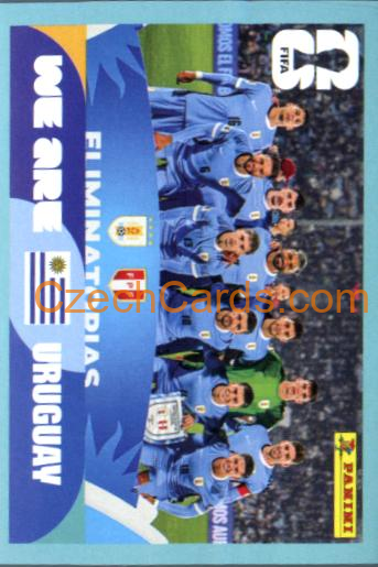 Team Photo 2026 Panini World Cup Sticker #URU13