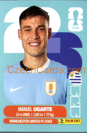 Manuel Ugarte 2026 Panini World Cup Sticker #URU14