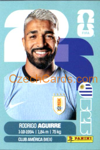 Rodrigo Aguirre 2026 Panini World Cup Sticker #URU19