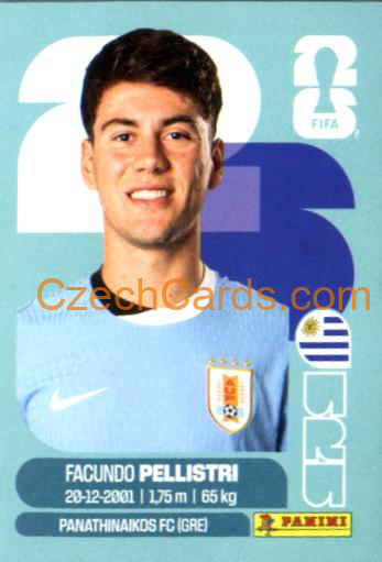 Facundo Pellistri 2026 Panini World Cup Sticker #URU20