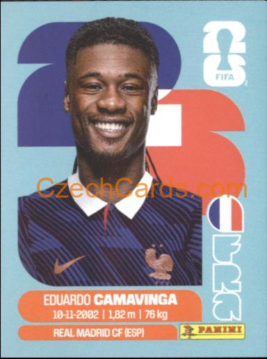 Eduardo Camavinga 2026 Panini World Cup Sticker #FRA10