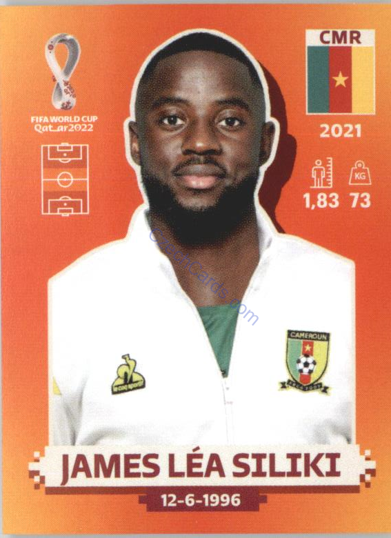James Léa Siliki 2022 Panini WC Qatar Sticker #CMR 12
