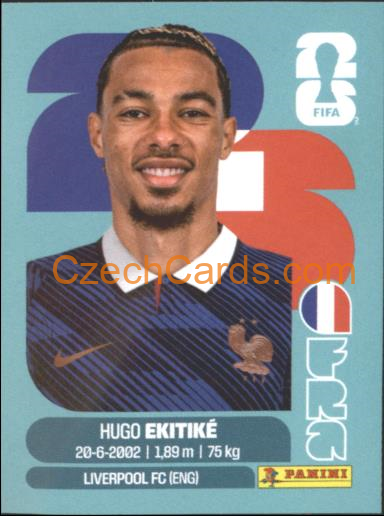 Hugo Ekitike 2026 Panini World Cup Sticker #FRA19