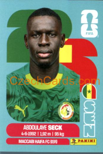 Abdoulaye Seck 2026 Panini World Cup Sticker #SEN5