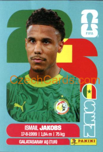 Ismail Jakobs 2026 Panini World Cup Sticker #SEN6