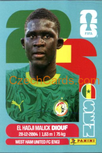 El Hadji Malick Diouf 2026 Panini World Cup Sticker #SEN7