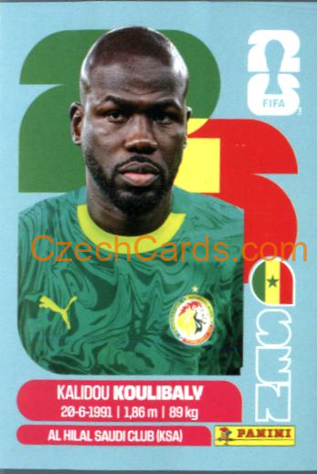 Kalidou Koulibaly 2026 Panini World Cup Sticker #SEN8