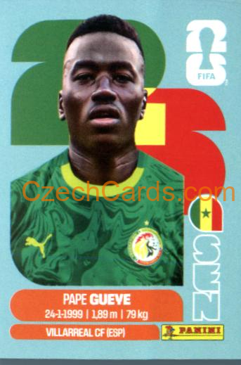 Pape Gueye 2026 Panini World Cup Sticker #SEN11