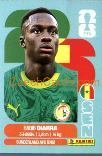 Habib Diarra 2026 Panini World Cup Sticker #SEN12