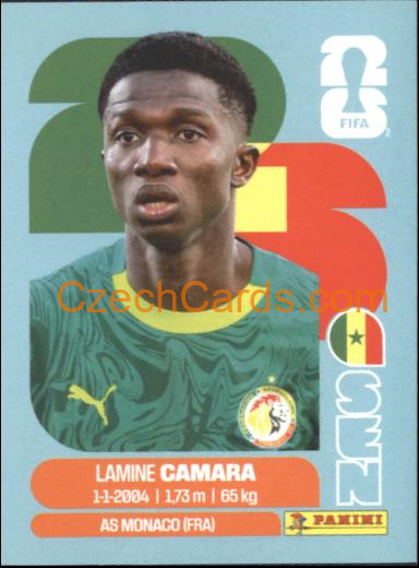 Lamine Camara 2026 Panini World Cup Sticker #SEN14