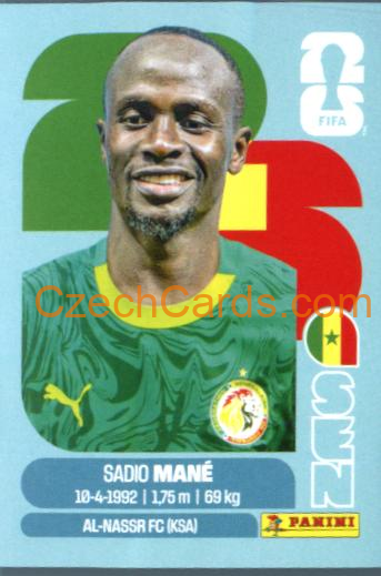 Sadio Mane 2026 Panini World Cup Sticker #SEN15