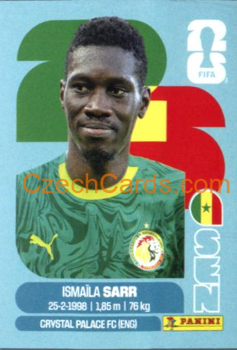Ismaïla Sarr 2026 Panini World Cup Sticker #SEN16