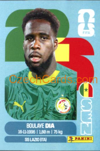 Boulaye Dia 2026 Panini World Cup Sticker #SEN17