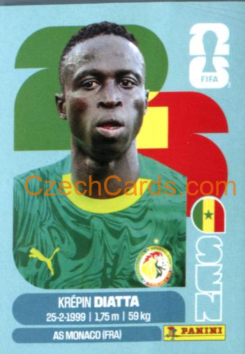 Krepin Diatta 2026 Panini World Cup Sticker #SEN20
