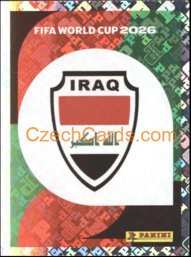 Emblem Iraq 2026 Panini World Cup Sticker #IRQ1