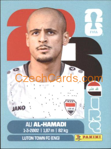 Ali Al-Hamadi 2026 Panini World Cup Sticker #IRQ18