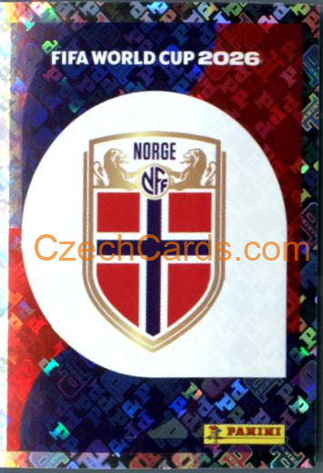 Emblem Norway 2026 Panini World Cup Sticker #NOR1