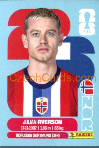 Julian Ryerson 2026 Panini World Cup Sticker #NOR3