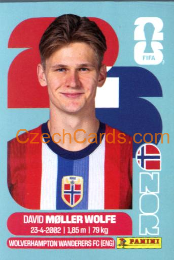 David Møller Wolfe 2026 Panini World Cup Sticker #NOR7