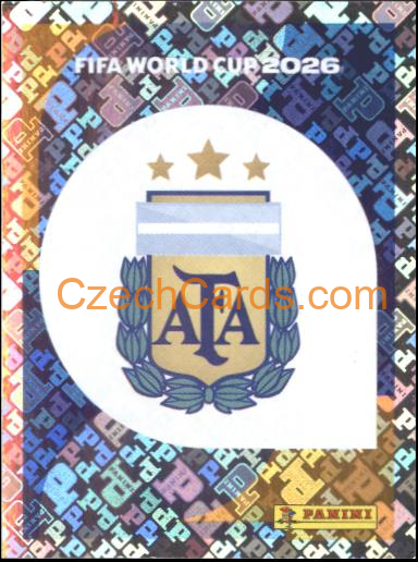 Emblem Argentina 2026 Panini World Cup Sticker #ARG1