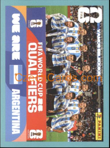 Team Photo Argentina 2026 Panini World Cup Sticker #ARG13