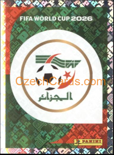 Emblem Algeria 2026 Panini World Cup Sticker #ALG1