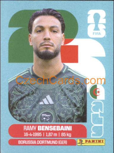 Ramy Bensebaini 2026 Panini World Cup Sticker #ALG3