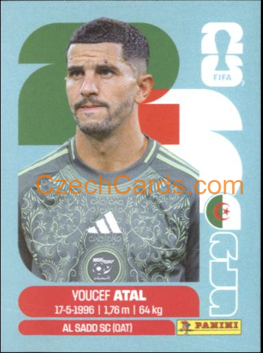 Youcef Atal 2026 Panini World Cup Sticker #ALG4