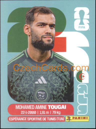 Mohamed Amine Tougai 2026 Panini World Cup Sticker #ALG6