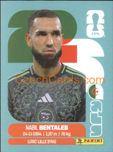 Nabil Bentaleb 2026 Panini World Cup Sticker #ALG12