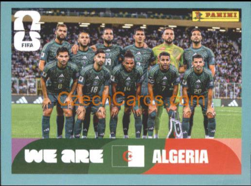 Team Photo Algeria 2026 Panini World Cup Sticker #ALG13