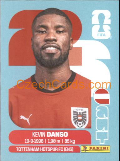 Kevin Danso 2026 Panini World Cup Sticker #AUT5