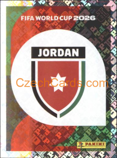 Emblem Jordan 2026 Panini World Cup Sticker #JOR1