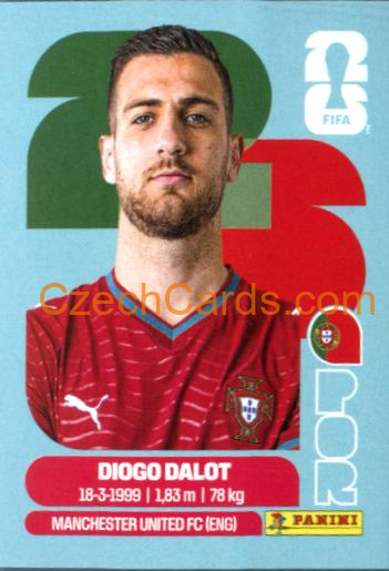Diogo Dalot 2026 Panini World Cup Sticker #POR6