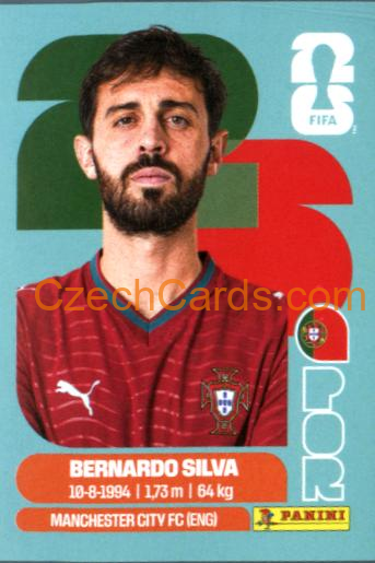 Bernardo Silva 2026 Panini World Cup Sticker #POR9