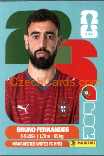 Bruno Fernandes 2026 Panini World Cup Sticker #POR10