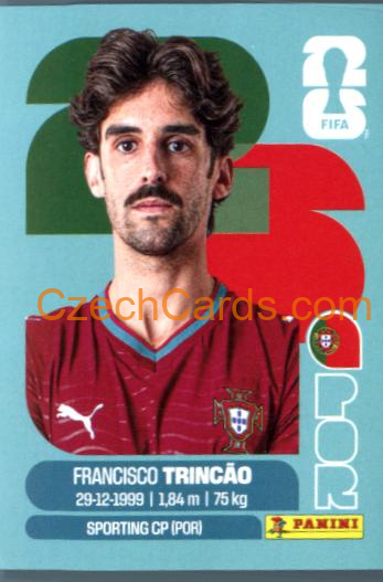 Francisco Trincao 2026 Panini World Cup Sticker #POR16