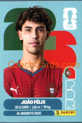 João Felix 2026 Panini World Cup Sticker #POR17