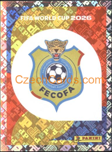 Emblem Congo 2026 Panini World Cup Sticker #COD1