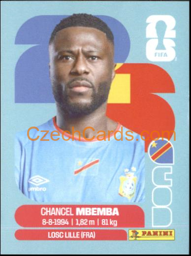 Chancel Mbemba 2026 Panini World Cup Sticker #COD6