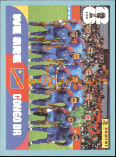 Team Photo Congo DR 2026 Panini World Cup Sticker #COD13
