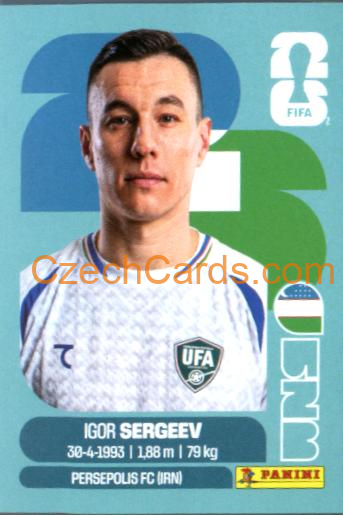 Igor Sergeev 2026 Panini World Cup Sticker #UZB19
