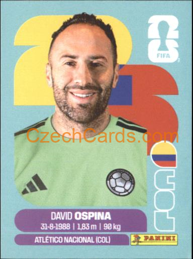 David Ospina 2026 Panini World Cup Sticker #COL3