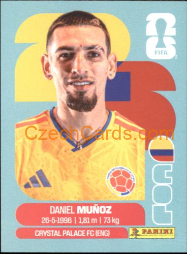 Daniel Munoz 2026 Panini World Cup Sticker #COL6