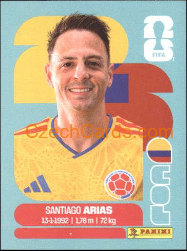 Santiago Arias 2026 Panini World Cup Sticker #COL9